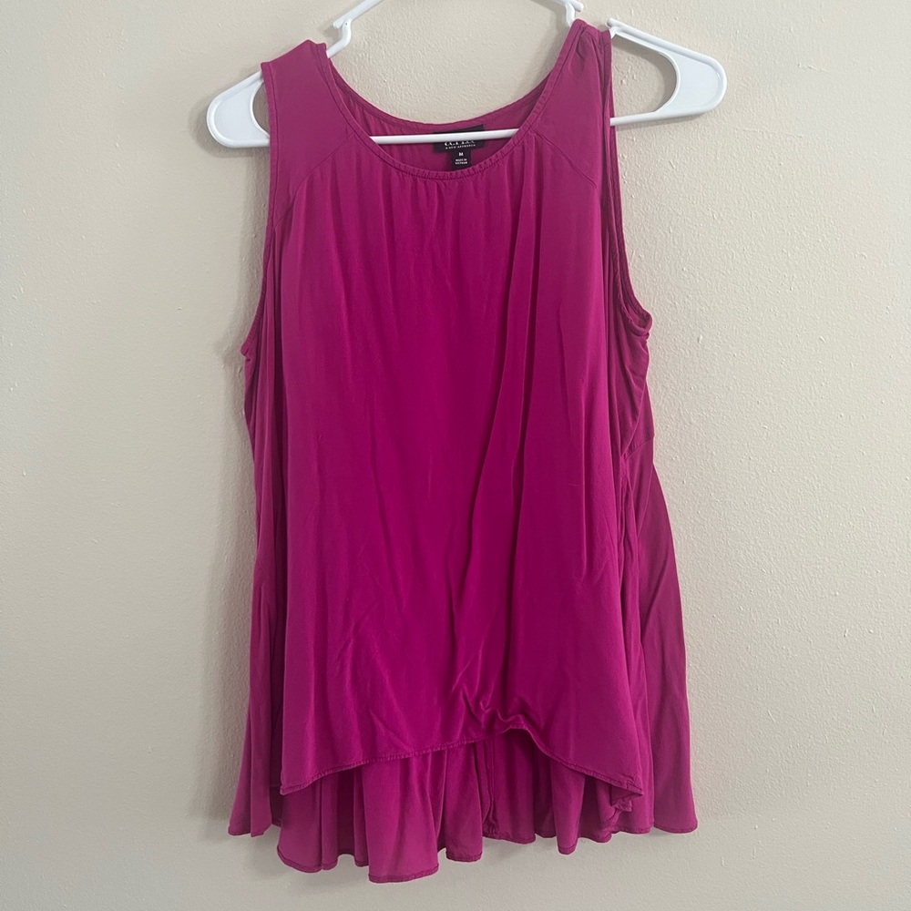 a.n.a Fuchsia Sleeveless Tank Top